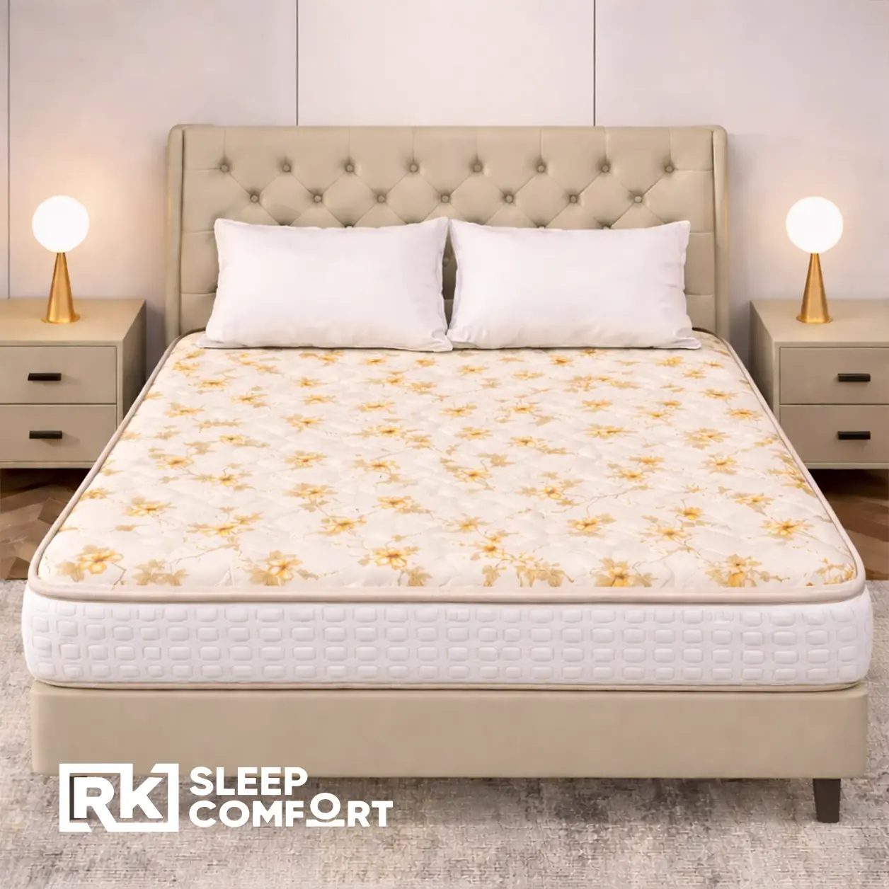 Natural Latex Mattress -  8 Inches HR foam